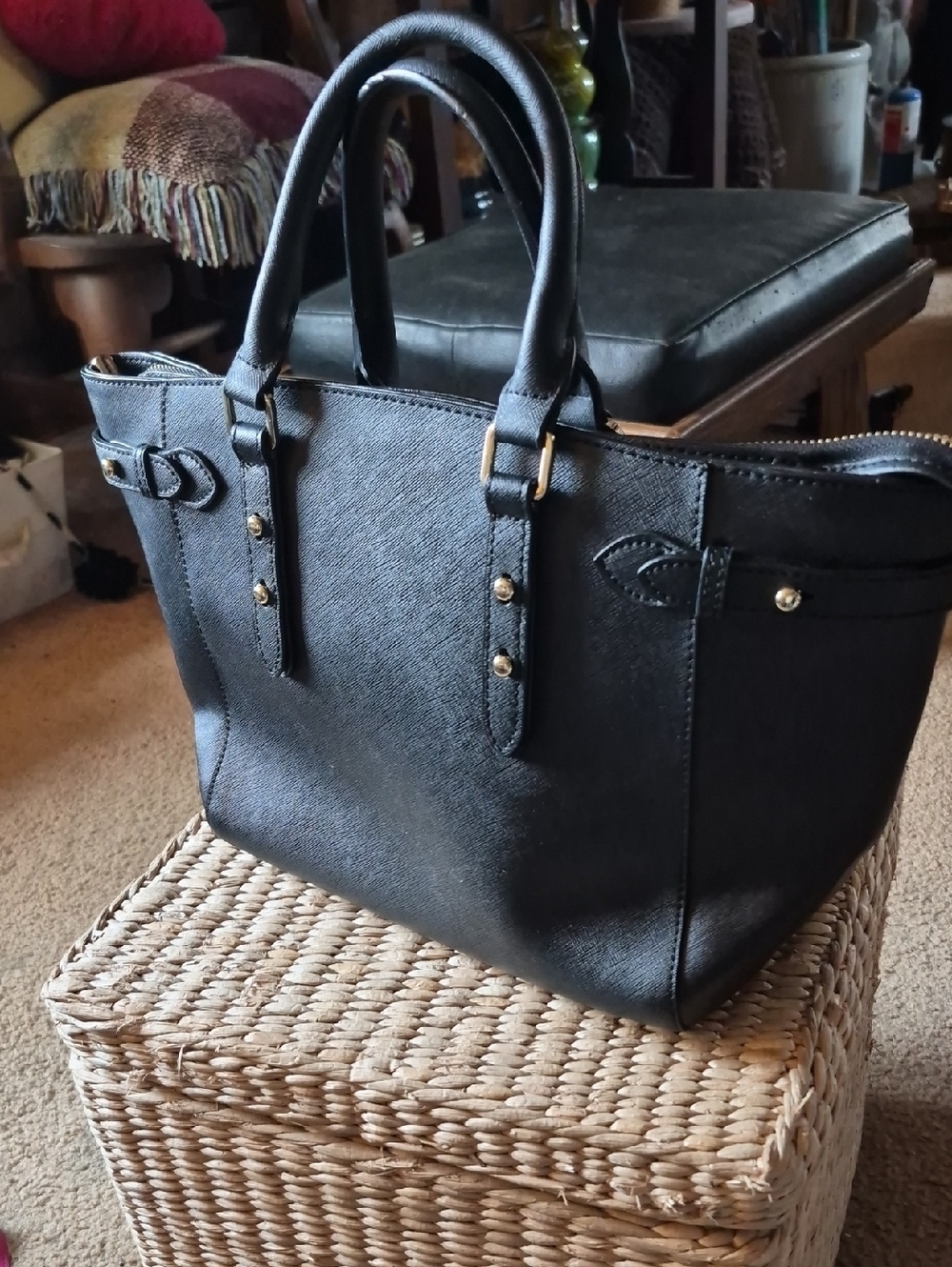 Starriness Classic Black Women's Tote Bag